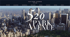 Desktop Screenshot of 520parkavenue.com